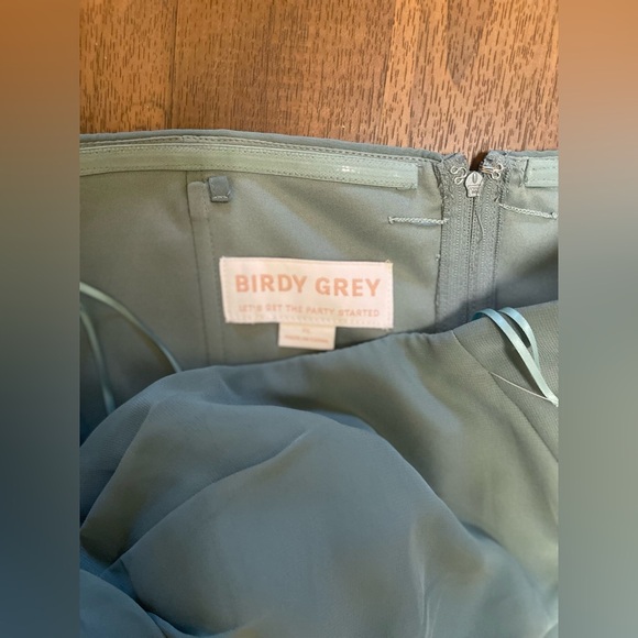 Birdy Grey Green Jumpsuit Wide-Leg High-Waisted - Picture 10 of 14